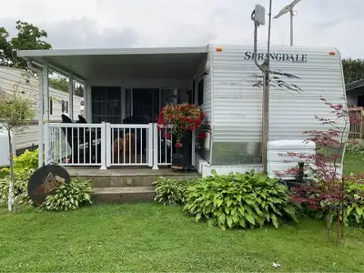 2004 Springdale by Keystone located at Hideaway Trailer Park in Prince Edward County (3 season park)...
