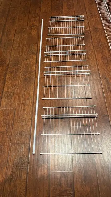 White Fixed Mount Steel Closet Organization Wire Shelf in Storage & Organization in Oakville / Halton Region - Image 7
