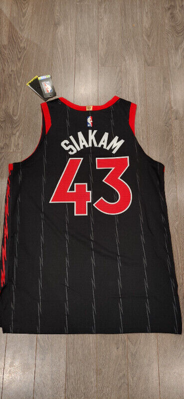 Raptors Jersey - Siakam - Authentic, Statement - SZ L (48) New in Basketball in City of Toronto - Image 2