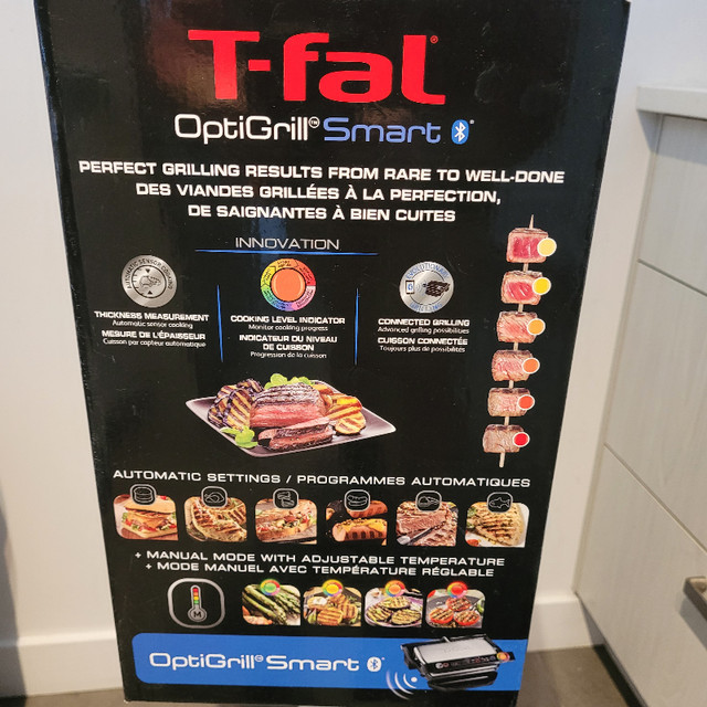 T-fal Optigrill smart NEW dans Grille-pain et fours  à Ville de Montréal - Image 4