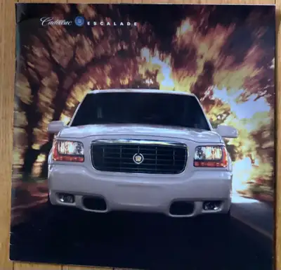1999 CADILLAC ESCALADE AUTO BROCHURE FOR SALE THIS BROCHURE HAS 20 PAGES SHOWING THIS LUXURY SPORT U...