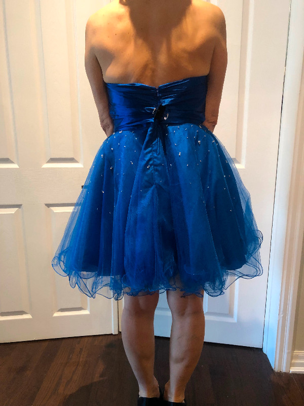 Blue prom dress in Women's - Dresses & Skirts in Markham / York Region - Image 3