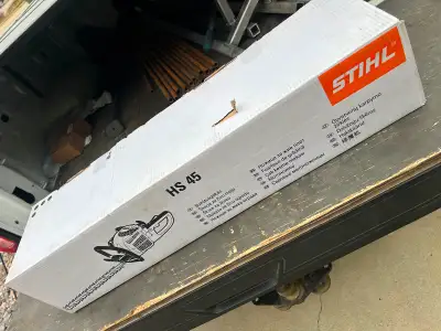 New Stihl HS45 hedge trimer, View more