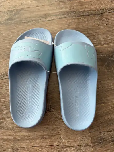 Lacoste slides size 8, View more