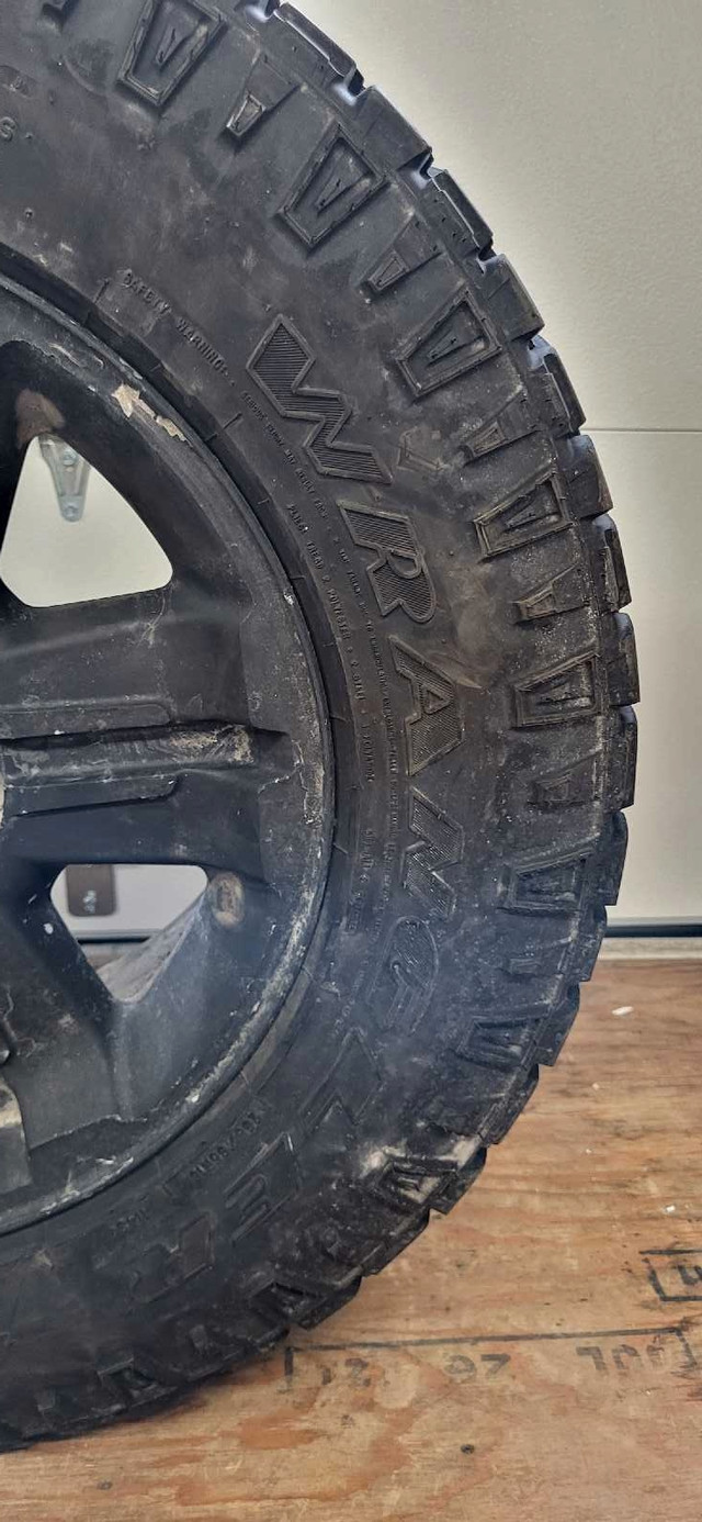 Set of 4- 18" Tires. Goodyear Wrangler Duratrac w/ Alloy Rims in Tires & Rims in Trenton - Image 3