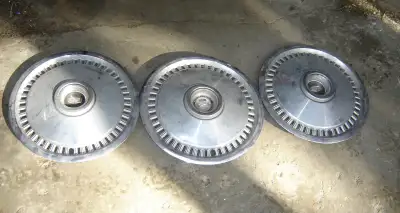 3 Mercury Hub caps , one says " Mercury Cougar " all used condition make an offer if interested , on...