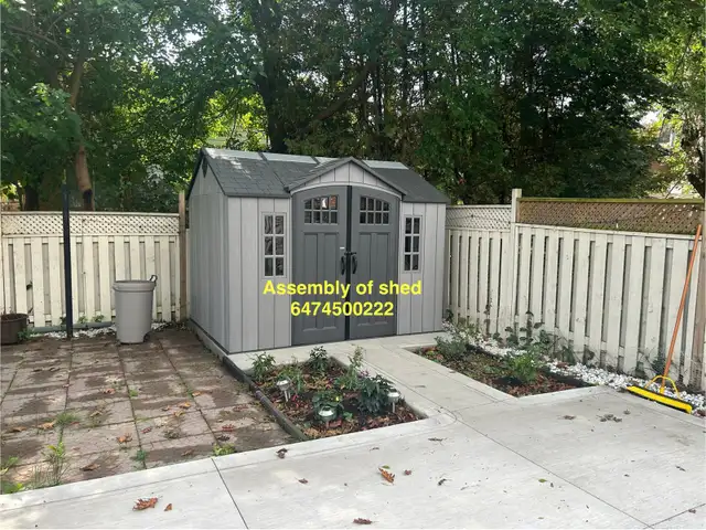 assembly of storage shed in Outdoor Tools & Storage in City of Toronto - Image 9