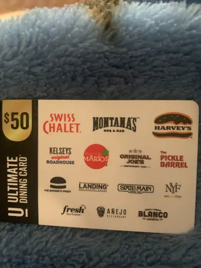Food Gift  card. $28.94 balance. for $20 , View more