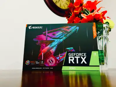 AORUS RTX 3080 Master I Gigabyte LCD Screen, View more