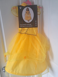 USED "BELLE" Princess Halloween Costume; Size large