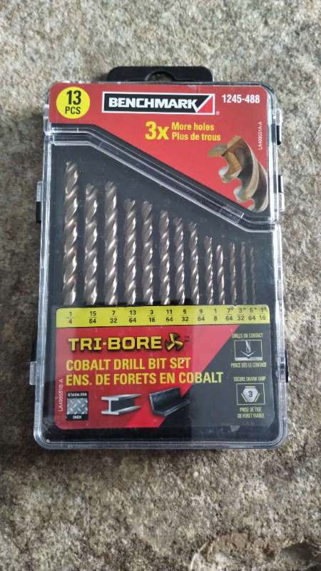 Cobalt drill bit set 13pc in Hand Tools in St. Catharines