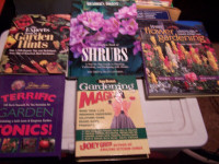 Gardening Books - 5 books for $20.