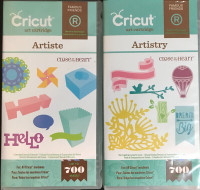 Cricut CTMH cartridges (Artiste, Artistry) RARE