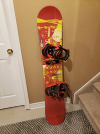 Salomon 145 Snowboard + Bindings