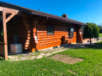 Log home and cottage painting