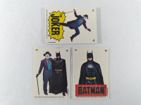 Vintage Topps BATMAN Movie Series 2 Stickers - Lot of 16