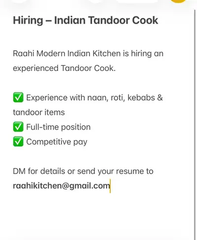 Tandoor cook , View more