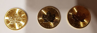 1 oz 9999 Pure Fine Gold Maples Maple Leaf Coins