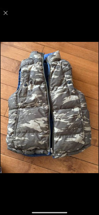 REVERSIBLE PUFF JACKET CAMO AND NAVY GAP BRAND 6/7