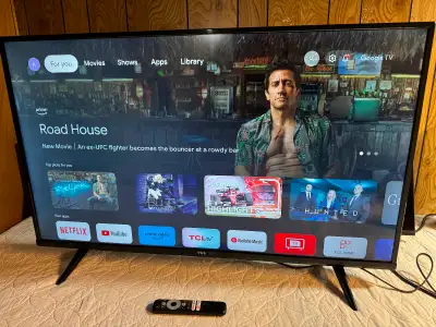 43” TCL 4K Smart Google Tv, View more