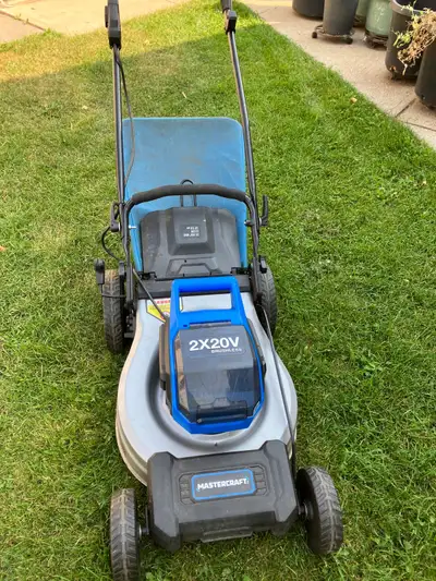 Mastercraft 2 x 20 Volt Brushless Lawn Mower, View more