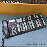 Nortel Charcoal T7316E Digital Business Phone w 2 T24 Expansions