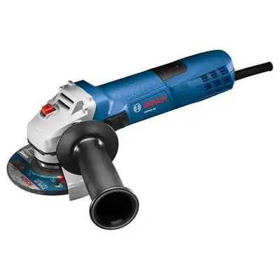 The Bosch GWS8-45 4 1/2-inch angle grinder is a light, ergonomic grinder, with a slender grip circum...