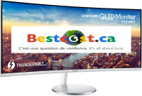 Moniteur QLED 34' 3440x1440 100Hz Incurvé LC34J791WTNXZA Samsung