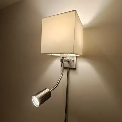 2x Wall Sconce Lamps with bulbs, View more