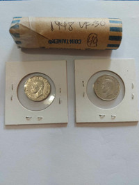 1948 Canadian Nickels