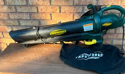 Yardworks Electric leaf blower vacuum, View more