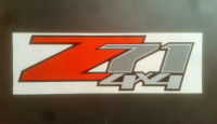 GM  Z71 4x4 decal set 2-pc
