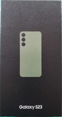 Brand New Sealed in Box Samsung S23 256 GB In Green