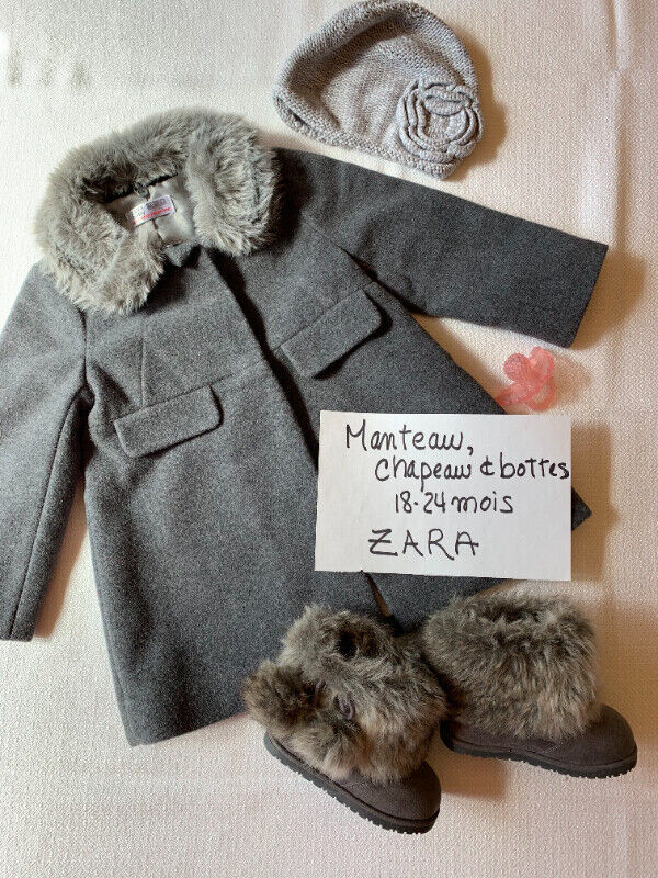 Bébé fille - 18-24 mois - Manteau, bonnet et bottes - CHIC | Vêtements - 18  à 24 mois | Longueuil/Rive Sud | Kijiji