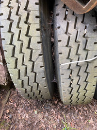 11r 22.5 goodyear  truck or trailer tires with rims