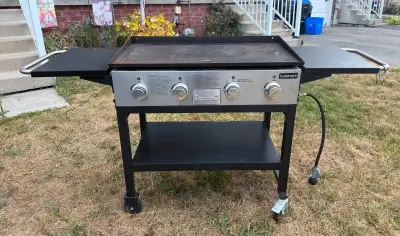 Cuisinart Outdoor 4-Burner Propane Gas Stainless Steel Griddle - If the ad is up, it's available. Ha...