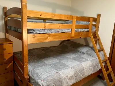 Single over Double Solid Wood Bunk Bed, View more
