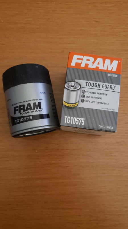 FRAM Tough Guard TG10575 Oil Filter - New in Engine & Engine Parts in Sault Ste. Marie