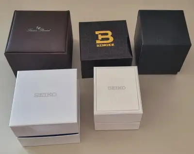 Boite vides de montre marques connu Empty brand watch boxes, View more