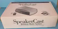 SpeakerCast Wireless Music System by Soundcast Mint Original Box