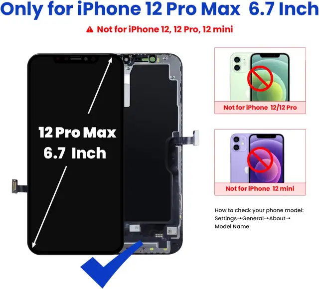 iPhone 12 PRO MAX Screen Replacement in Cell Phones in Markham / York Region - Image 2