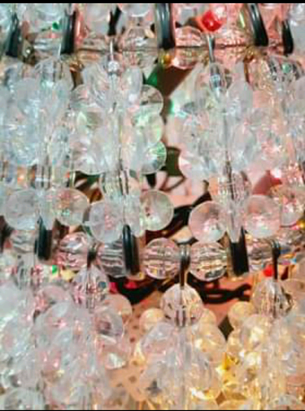 Vintage Folk Art Safety Pin Clear Star Beads Christmas Tree  in Arts & Collectibles in Ottawa - Image 9