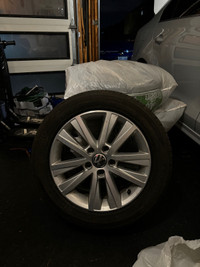 VW OEM rims size 16 with tires