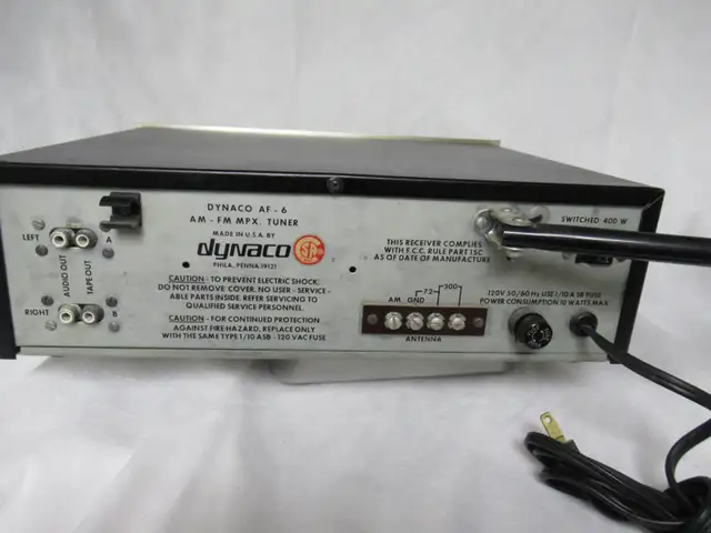 DYNACO    AM/FM TUNER in Stereo Systems & Home Theatre in City of Toronto - Image 5