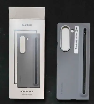 Samsung Fold 6 SPen + Grey Case (Opened but unused), View more