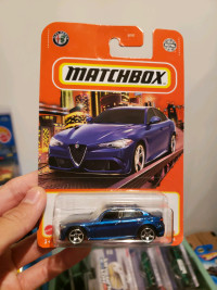 Matchbox 2016 Alfa Romeo Giulia blue