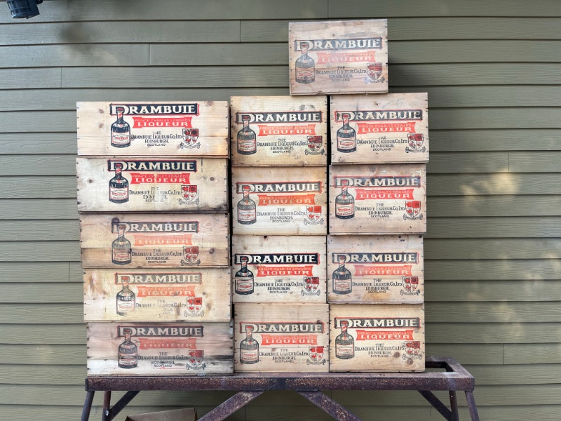 (Circa 1970) Wooden Crates Outdoor Décor Red Deer Kijiji