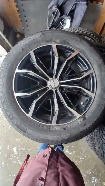 5x105 bolt pattern Firestone all season tires 215/60/r18 7mm tread left on the tires