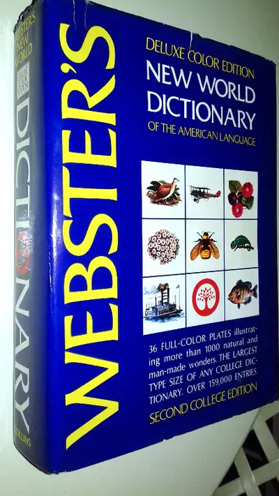 Webster's Deluxe Color Edition New World Dictionary(ScrabbleGame, View more