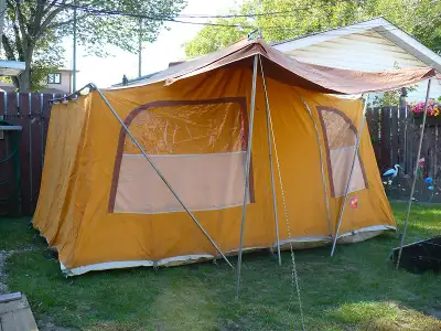 Vintage Heavy-Duty Canvas Tent, View more